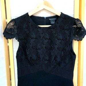 Club Monaco lace cap sleeved dress